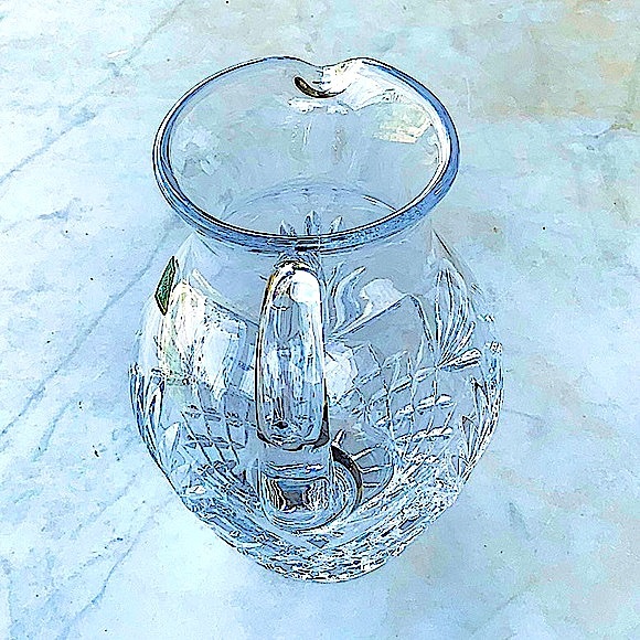 GODINGER WATER PITCHER PINEAPPLE COLLECTION CUT CRYSTAL 48 OZ NIB VINTAGE Y2K - Picture 6 of 12